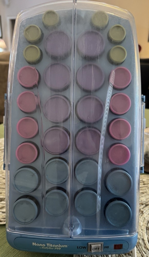 Babyliss Pro Nano Titanium Ionic 30 Hot Rollers. With Clips!