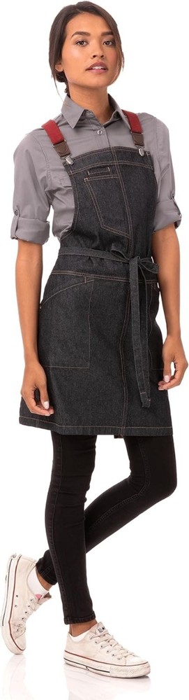 Unisex Berkeley Short Bib Apron