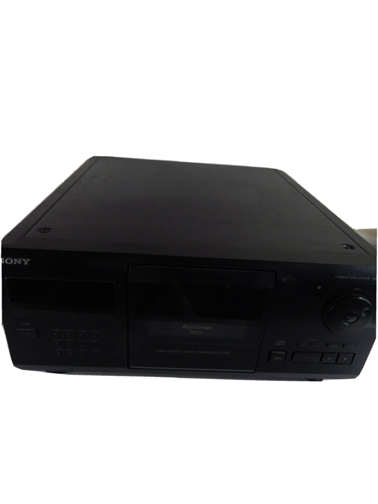 Sony Compact Disc Player CDP-CX681 Mega Storage 200 CD's *TESTED WORKS*