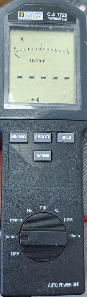 AEMC INSTRUMENTS Tachometer Model C.A 1725, HC#306