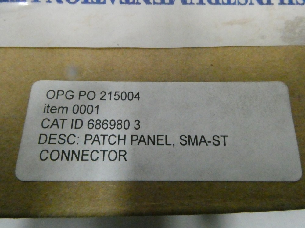 Marsh 686980 Fibre Patch Panel