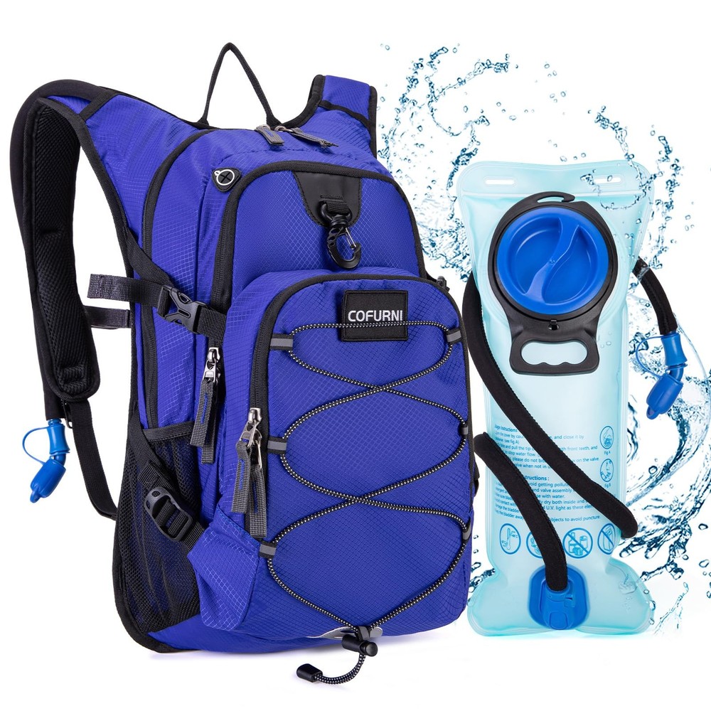 Hydration Backpack 20L with Water Bladder 2L, Large Storage Hiking Daypack fo...