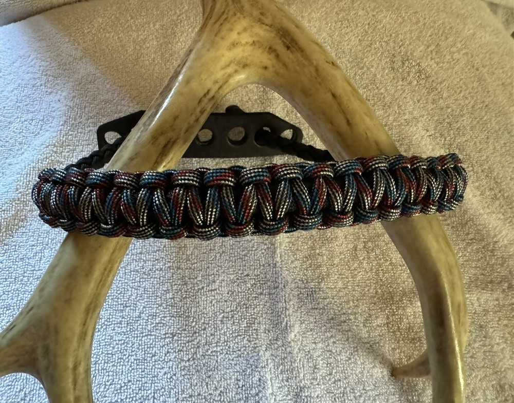 Black,gray,red And Blue Bow Wrist Sling