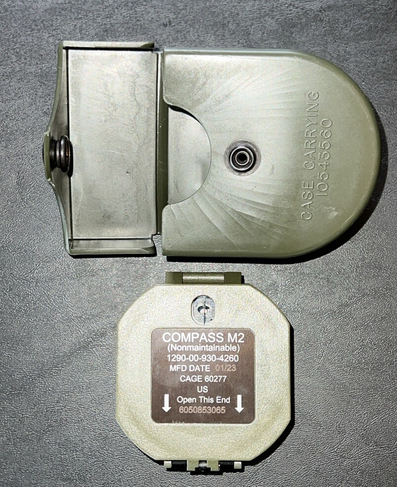 Brunton Compass M2 Military Outdoor Tactical Transit Model F-6050 NEW