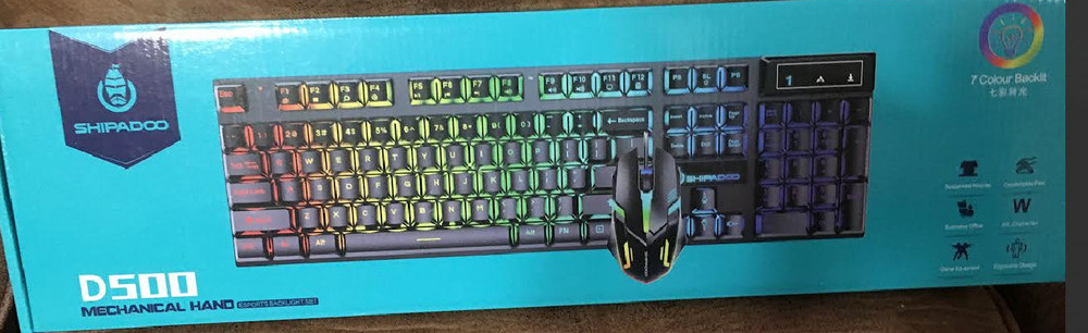SHIPADOO D500 MECHANICAL KEYBOARD & MOUSE