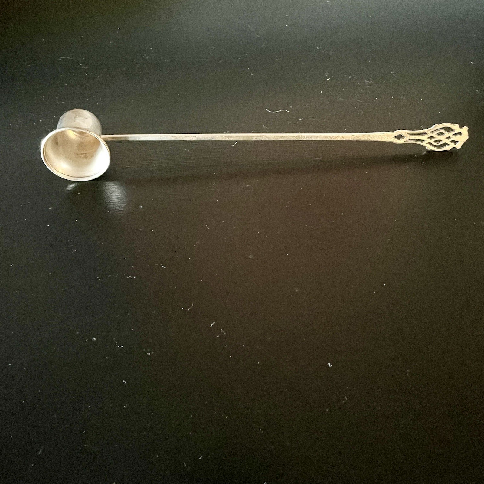 Vintage Chippendale Lunt Sterling Silver Hooded Bell Candle Snuffer Unused 9”