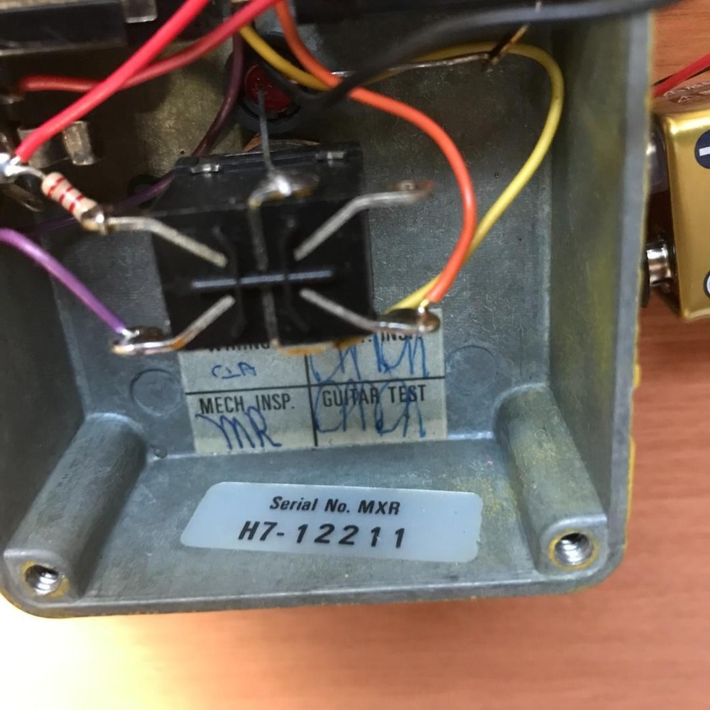 MXR Distortion + Jim Dunlop Early Model 1987