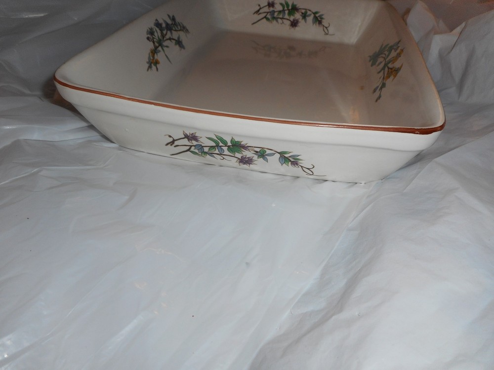 Woodhill Rectangular Baking Dish Floral Microwave Oven Dishwasher Safe