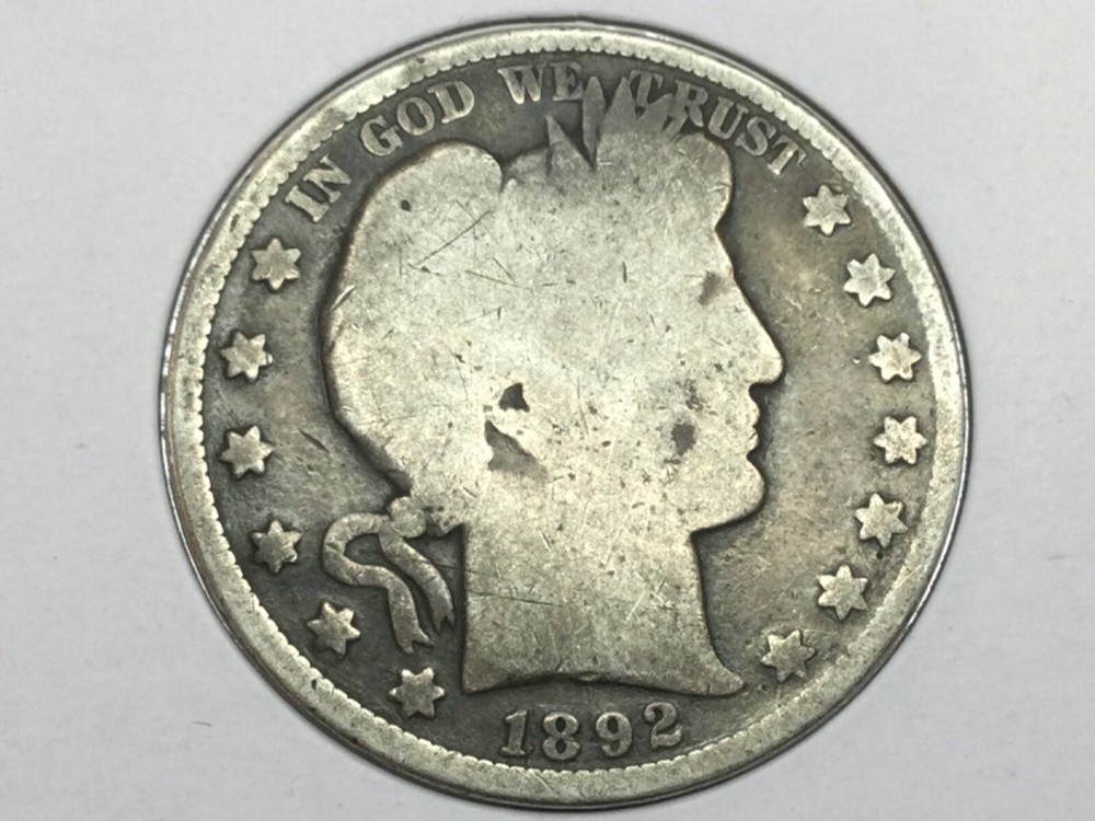 1892 Barber Half better price