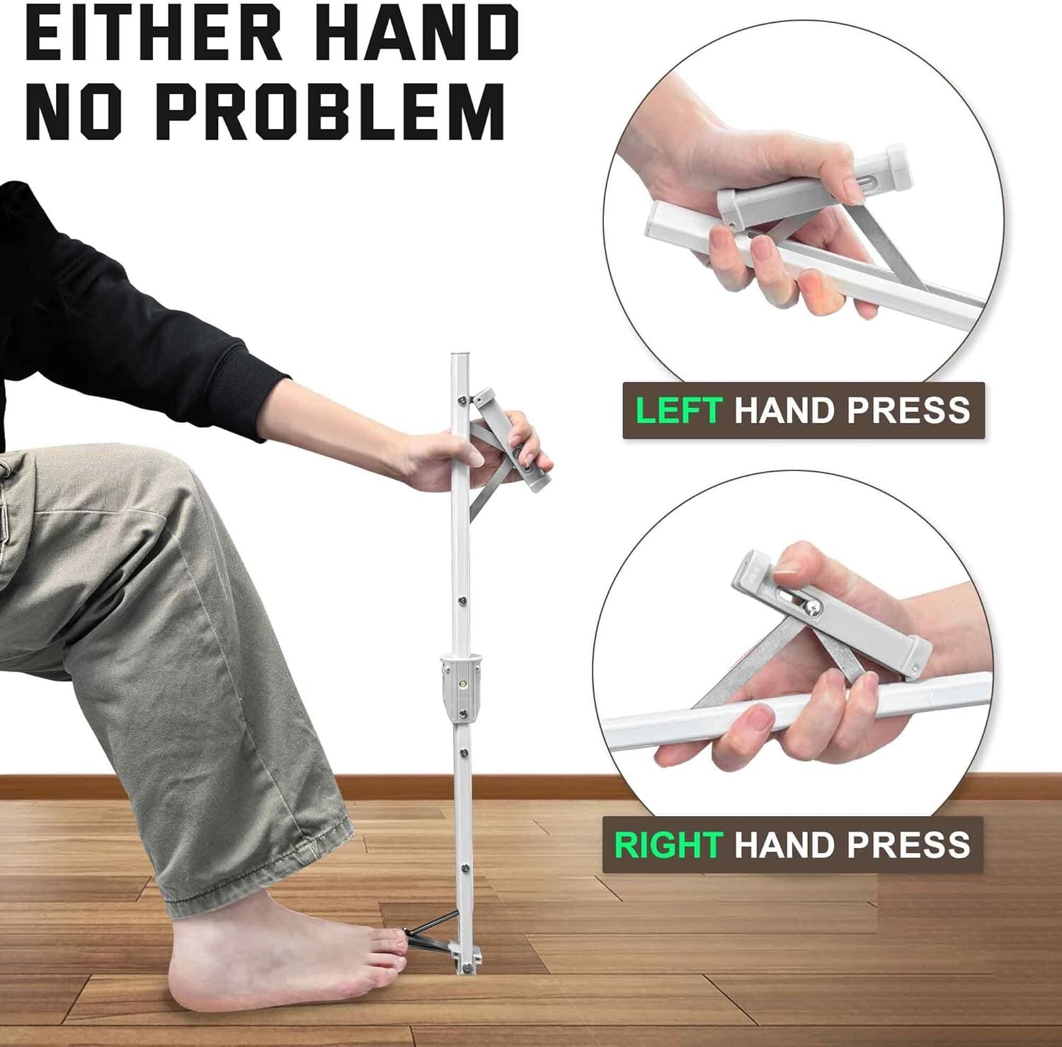 Long Handled Toenail Clippers Easy Trimming No Bending for Seniors 2.0 (24/30")