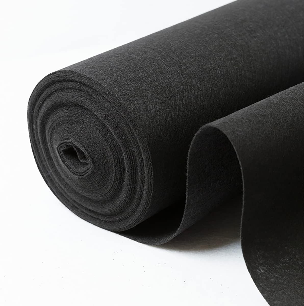 Wedding Aisle Runner Carpet Rug Black 24 Inch x 15 Feet Indoor Outdoor