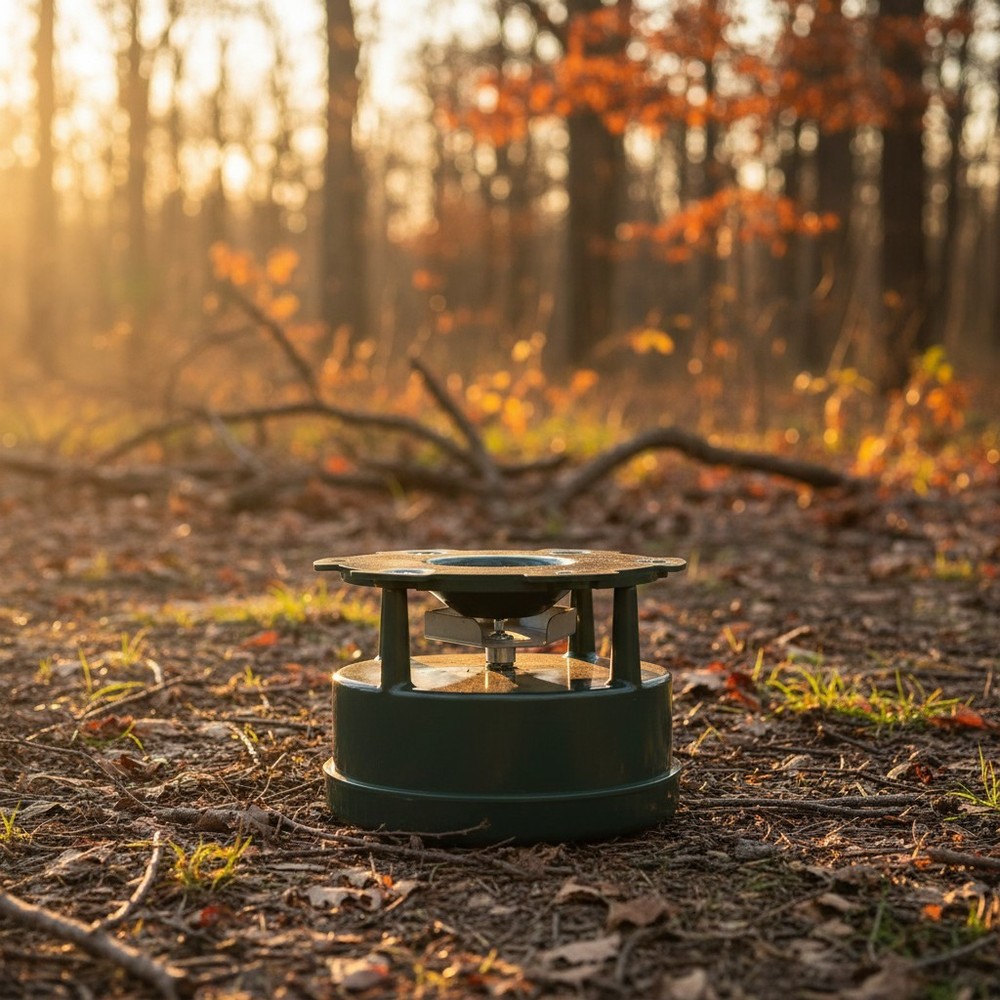 Compact Portable Deer Feeder with Digital Timer - Maximize Feeding Efficiency