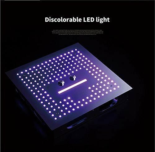 Luxurious Recessed Large LED Best Waterfall Rainfall Shower System