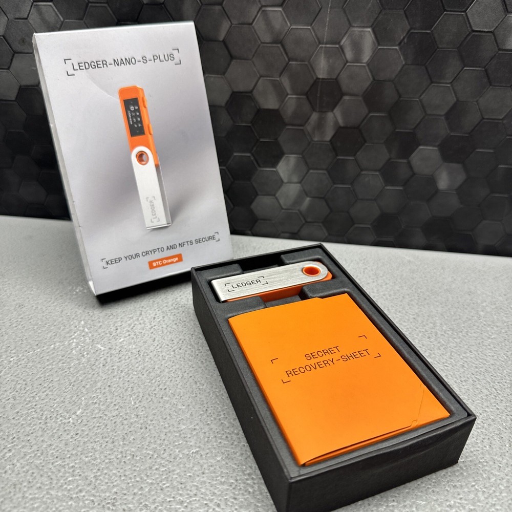 LEDGER NANO S PLUS BTC ORANGE