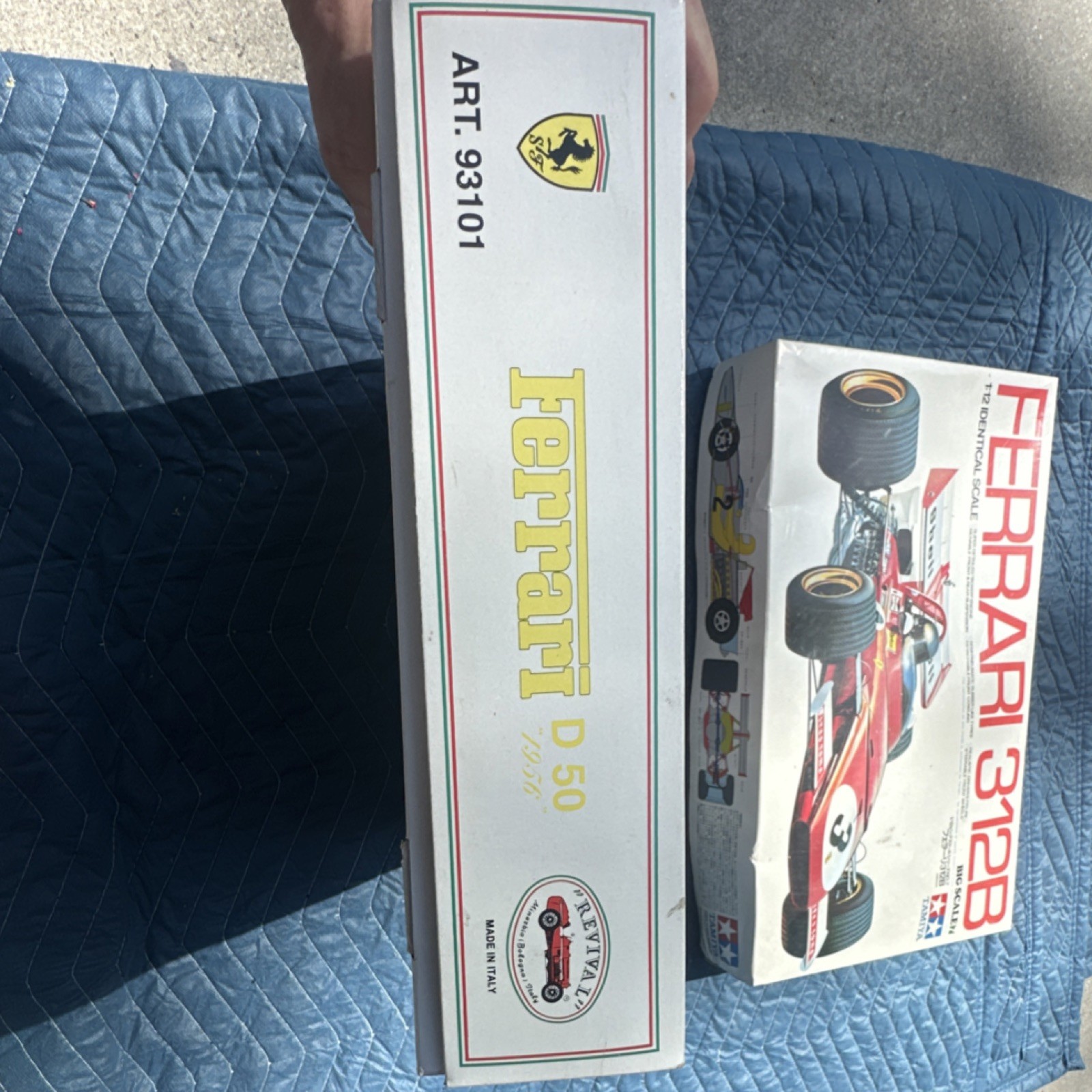 Revival Ferrari D50 1956 1:20 Metal Car Kit Red Sport Model MPN 93101