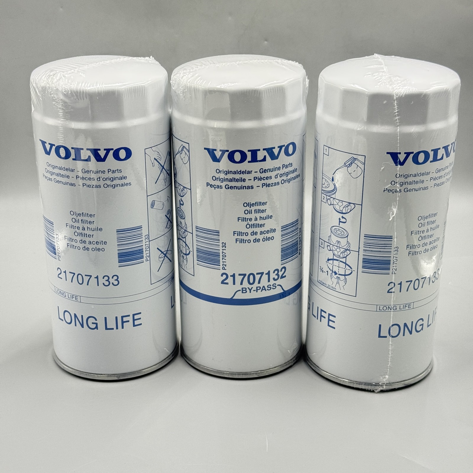 Filter Kit For Volvo D12 D13 Oil Fuel 21707133 (2), 21707132, 21737499, 23920469