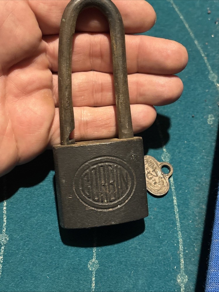Antique Corbin #2 Lock With Key Works