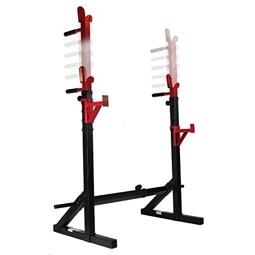 Adjustable Multi-Function Squat Rack for Home Gym - Heavy Duty Strength Training
