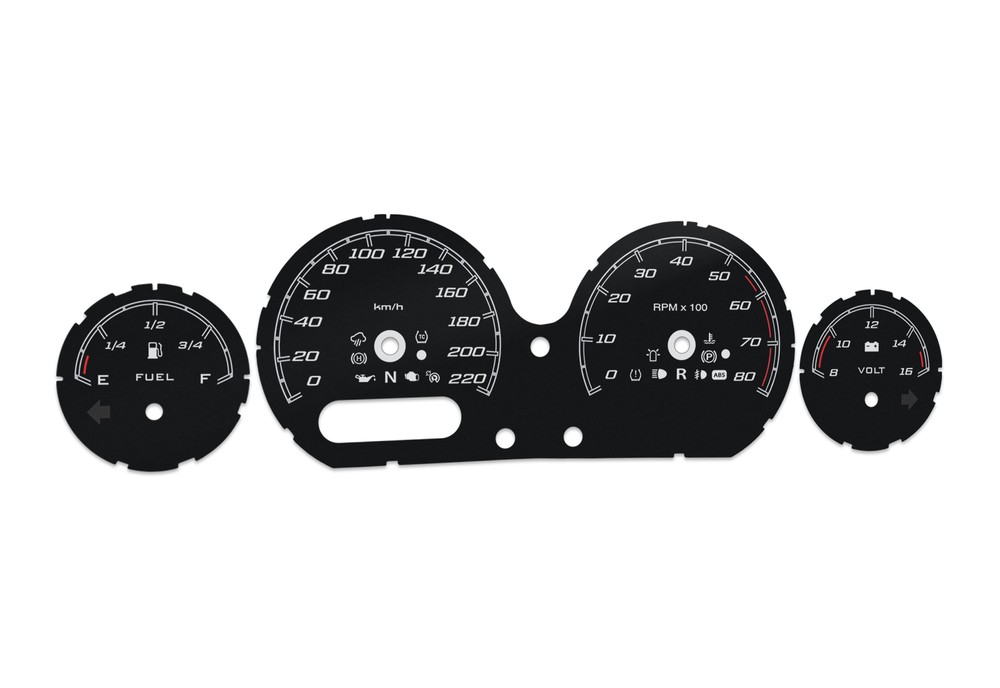 Harley-Davidson Glide Electra - Speedometer dials KM/H Gauges