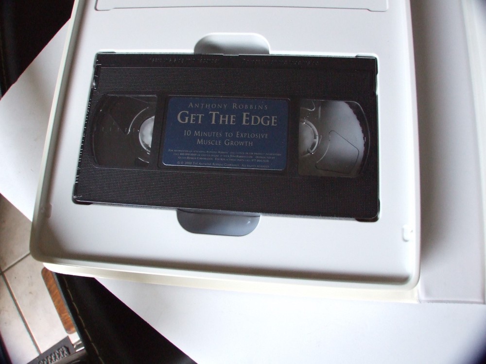 ANTHONY ROBBINS "GET THE EDGE" VHS & CD'S SET !!!!!