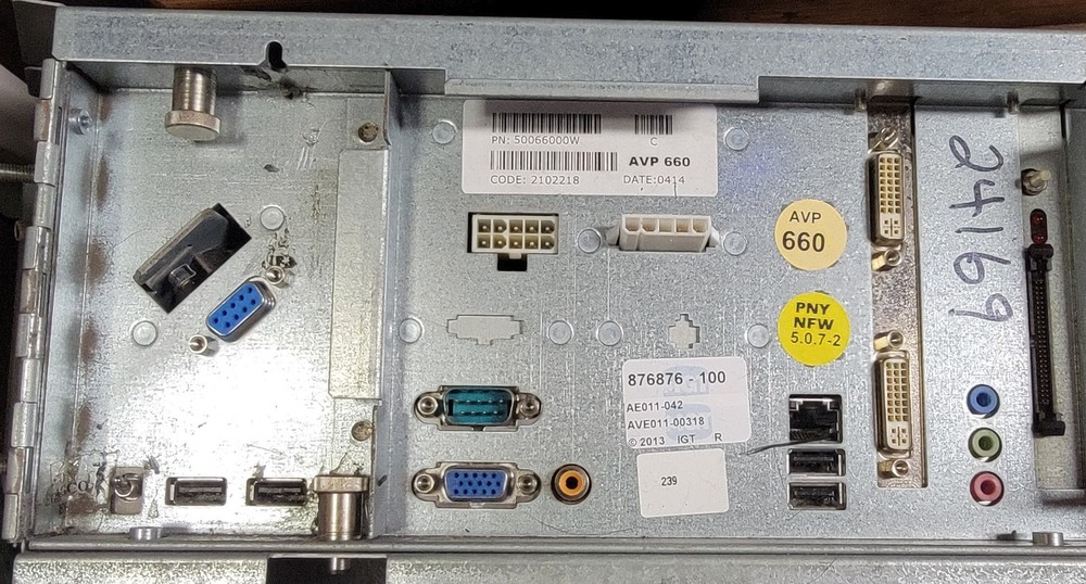 IGT AVP BrainBox Security Switch "C" Door Activator Switch