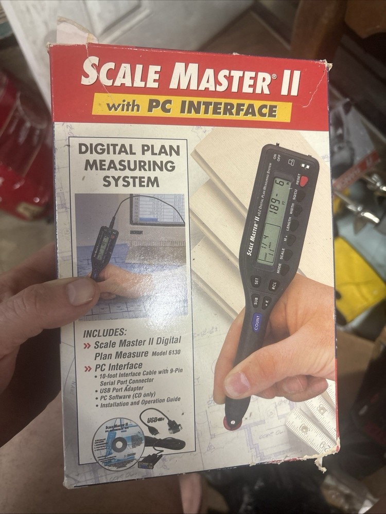 Scale Master II Digital Plan Measuring System With PC interface & Cable #6325