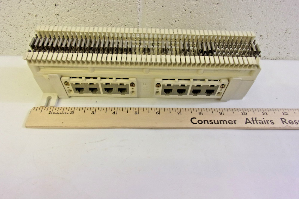 Siemon S66M1-50 66 Block, 50 Pair Multi-Pair Telephone Data Telecommunication