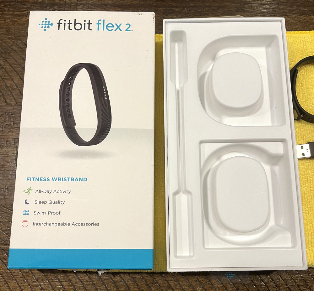Parts Accessories Fitbit Flex 2 Activity Tracker - Black (FB403BK) Small, Large