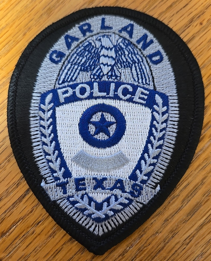 GARLAND TEXAS small POLICE PATCH