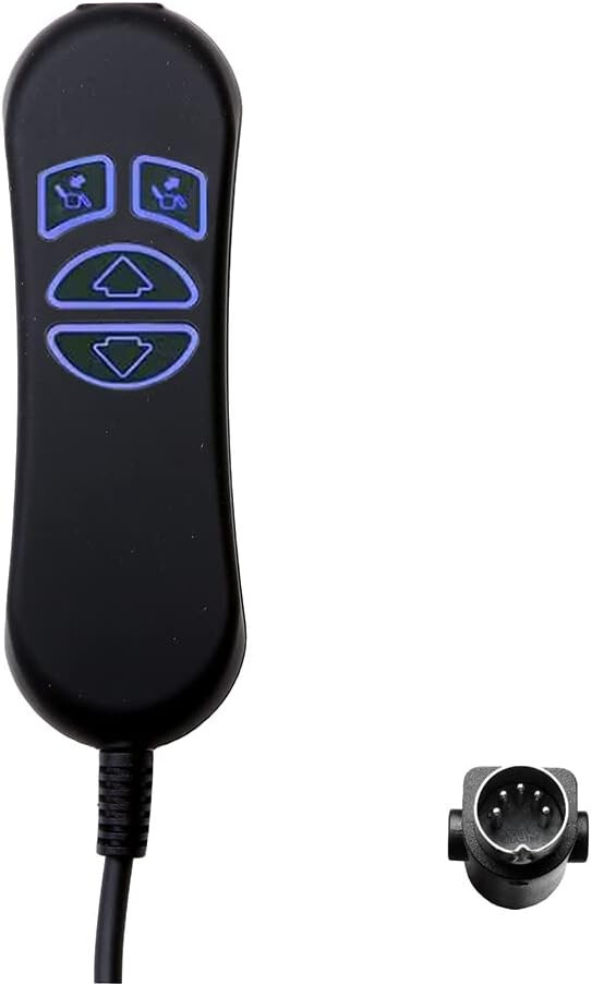 Lift Chair Couch Power Recliner 4 Button 5 Pin Remote Control with USB Backlight