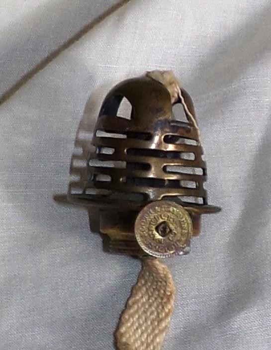 Antique Holmes Booth & Haydens Burner, for 7/8 Inch Collar Opening, #0 or #1