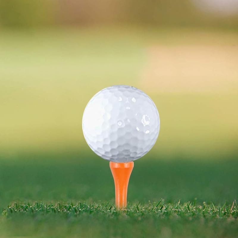 Durable 100 Count Golf Tees in Multiple Sizes & Colors - Perfect for Practice