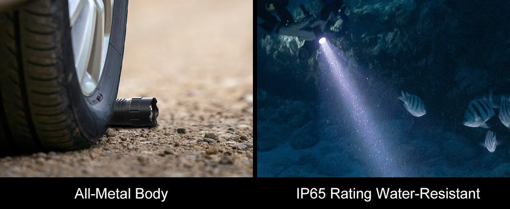 FL11MB Flashlight with offset picatinny mount