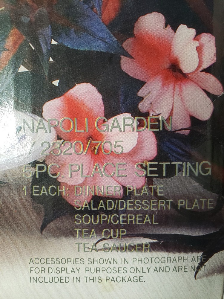 Studio Nova NAPOLI GARDEN STONEWARE 5PC IN BOX