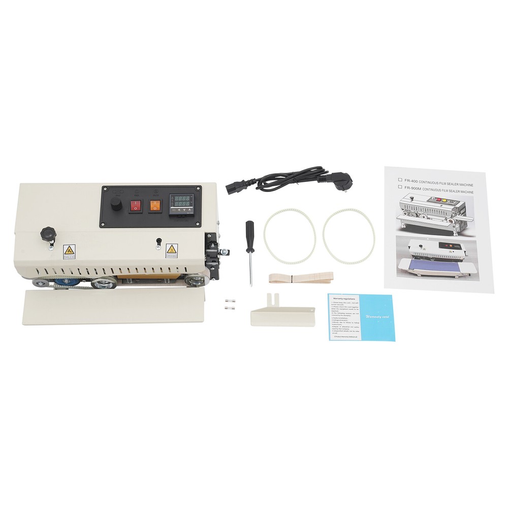 Automatic 600W Continuous Band Sealer for Efficient Horizontal Bag Sealing