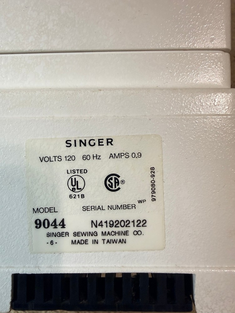 Singer Solid State Sewing Machine Model 9044