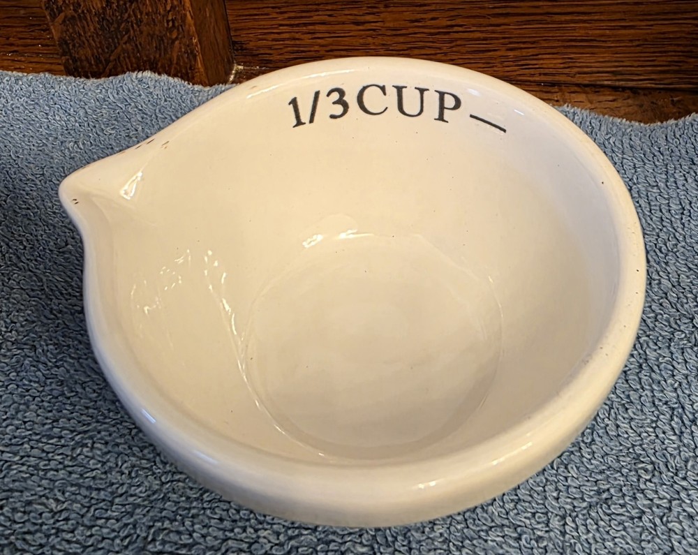 Crofton 4-piece ceramic measuring cup set.