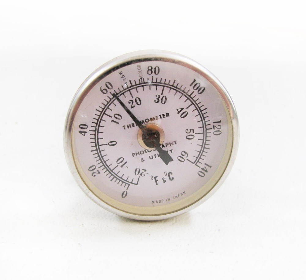 Vintage Darkroom Photography & Utility Developing Thermometer