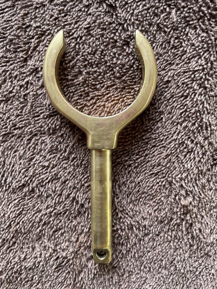 Solid Brass Oar Lock 5”