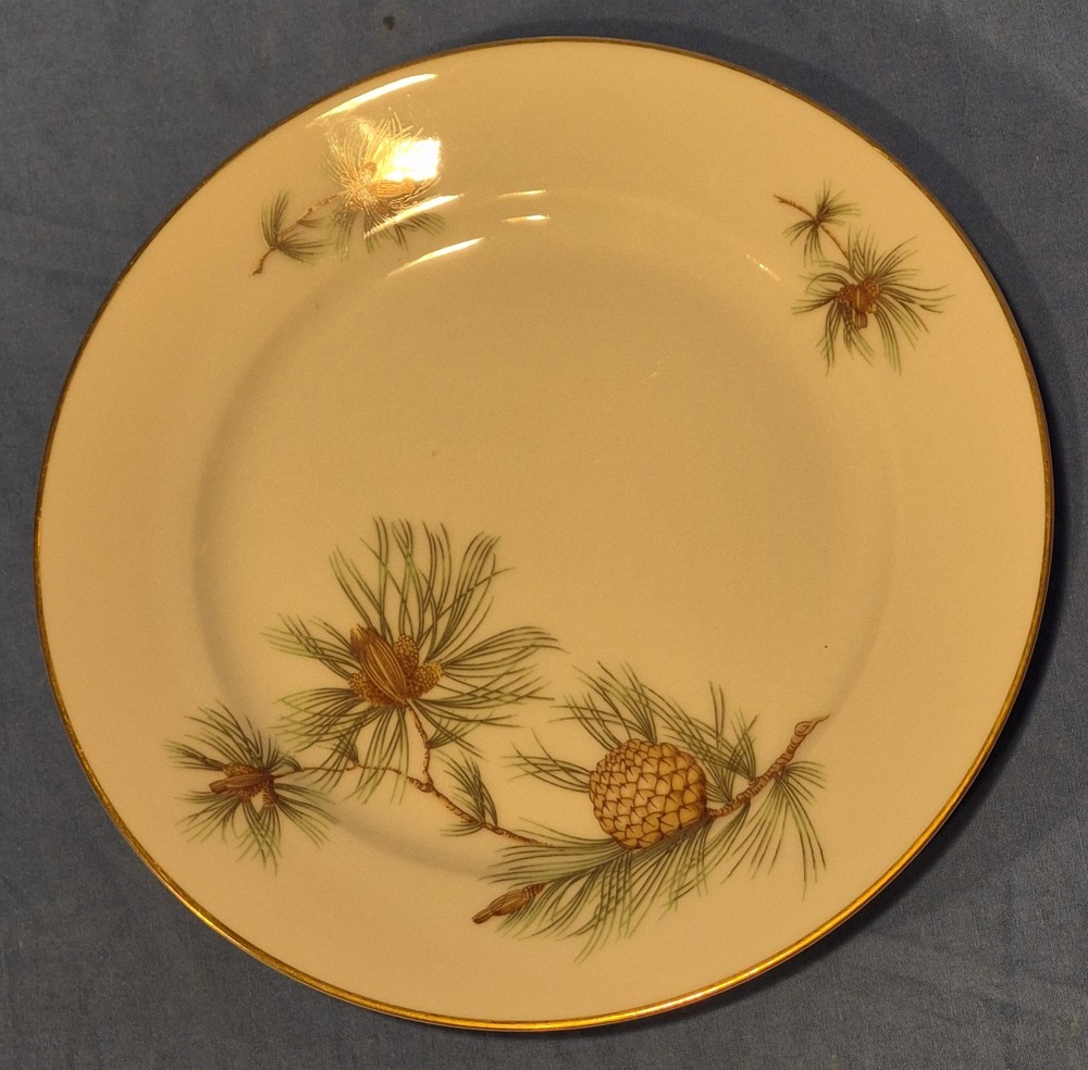 4 Rosenthal Aida PINE NEEDLE, Bread & Butter Plates, Germany EUC