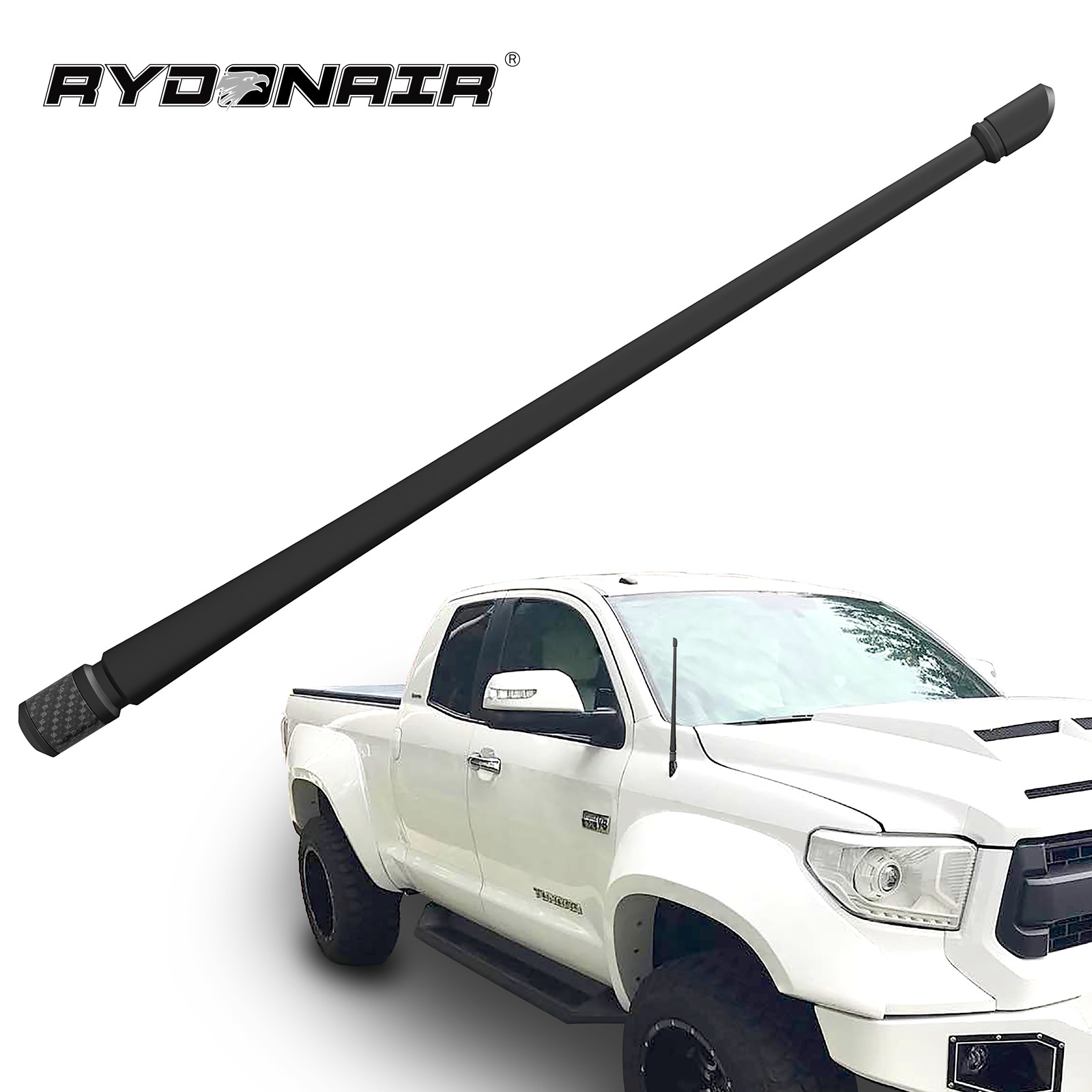 Rydonair 13" Radio Antenna Mast Short Replacement for Toyota Tundra 2014-2022