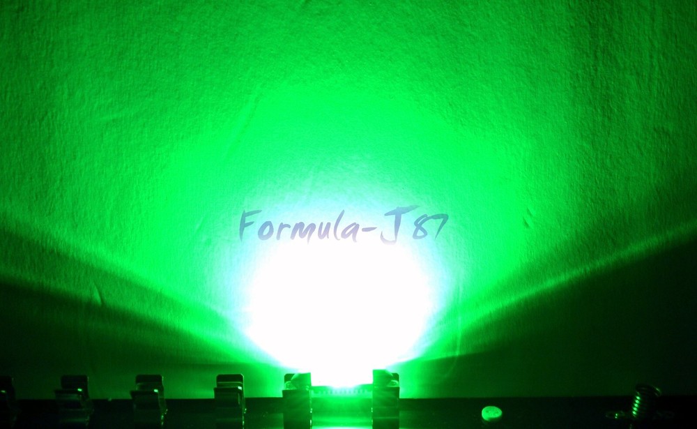 LED Light Canbus Error Free 6411 5W Green Two Bulb Interior Map Replacement OE