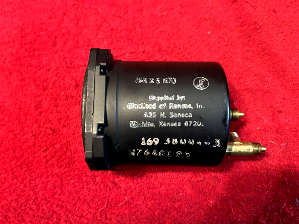 MAC LEOD PITOT STATIC AIRSPEED INDICATOR P/N 230-40-203 BEECHCRAFT