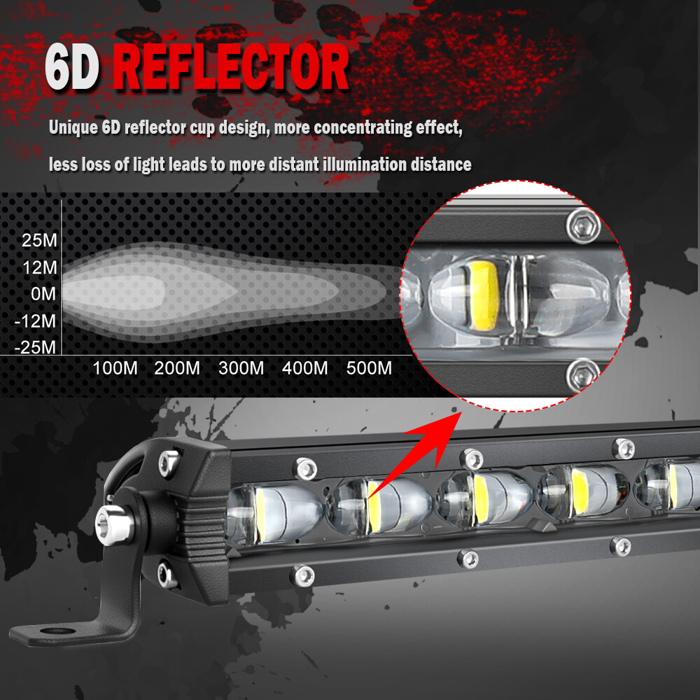 Roof 50" +7" LED Light Bar+3" Dual Color Pods Wire Kit For Can-Am Maverick X3