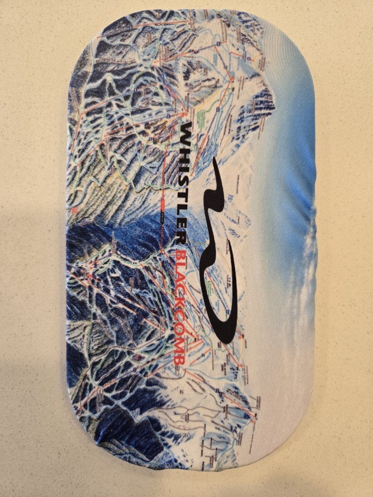 Whistler Blackcomb Gogglesoc Microfiber Ski Trail Map Goggle Protector Cover