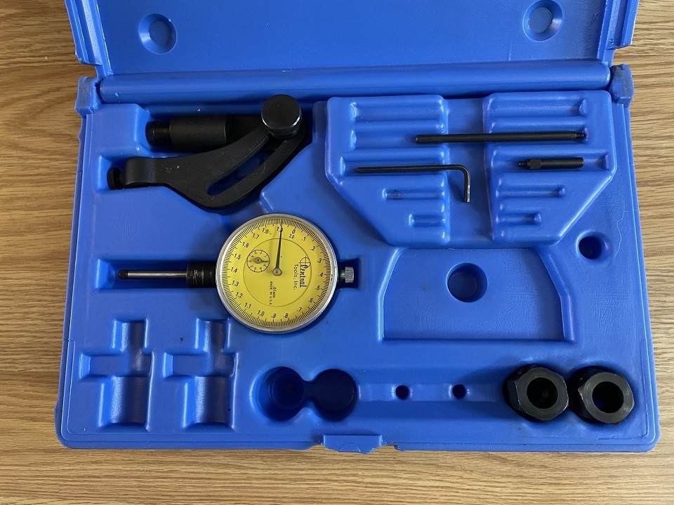 CENTRAL TOOLS Dial Indicator STRAIGHT/ANGLE Engine Timing Gauge Set 6481 Metric