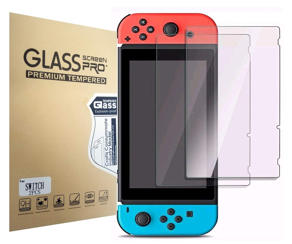 (2 Pack) For Nintendo Switch Premium HD Tempered Glass Screen Protector