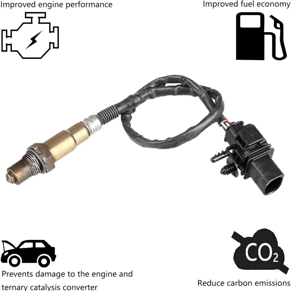 4PCS Oxygen O2 Sensor Upstream+Downstream For 2009-2014 Ford E-150 E-250 E-350