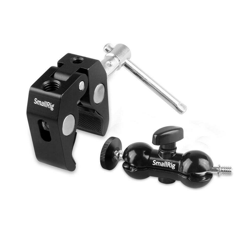 SMALLRIG Cool Ballhead Arm Super Clamp Mount Multi-Function Ball Adapter 1138