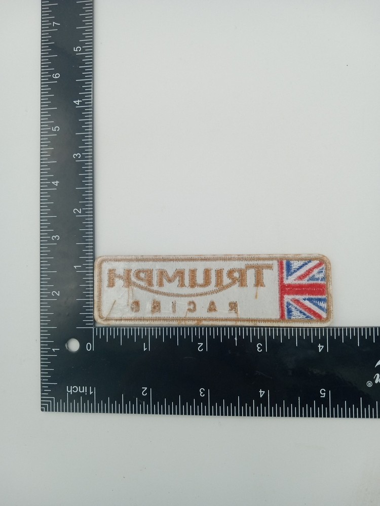 Triumph Racing Embroidered Iron-On Patch